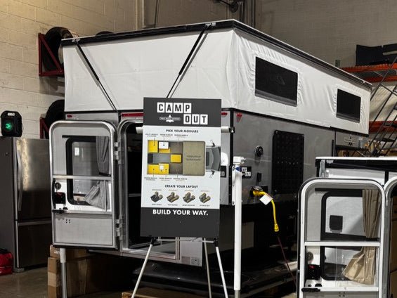 An In-Stock Showroom FWC Inventory: 2025 CampOut Four Wheel Camper - Full Size 6'-6'8" Bed - South East