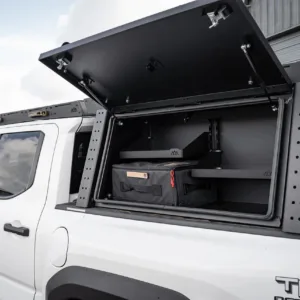 Backwoods Adventure Mods Aluminum Bed Rack Storage Box for 2005+ Toyota Tacoma