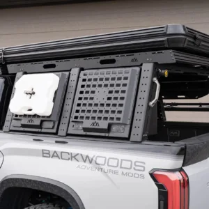 Backwoods Adventure Mods Aluminum Bed Rack Storage Box for 2007+ Toyota Tundra