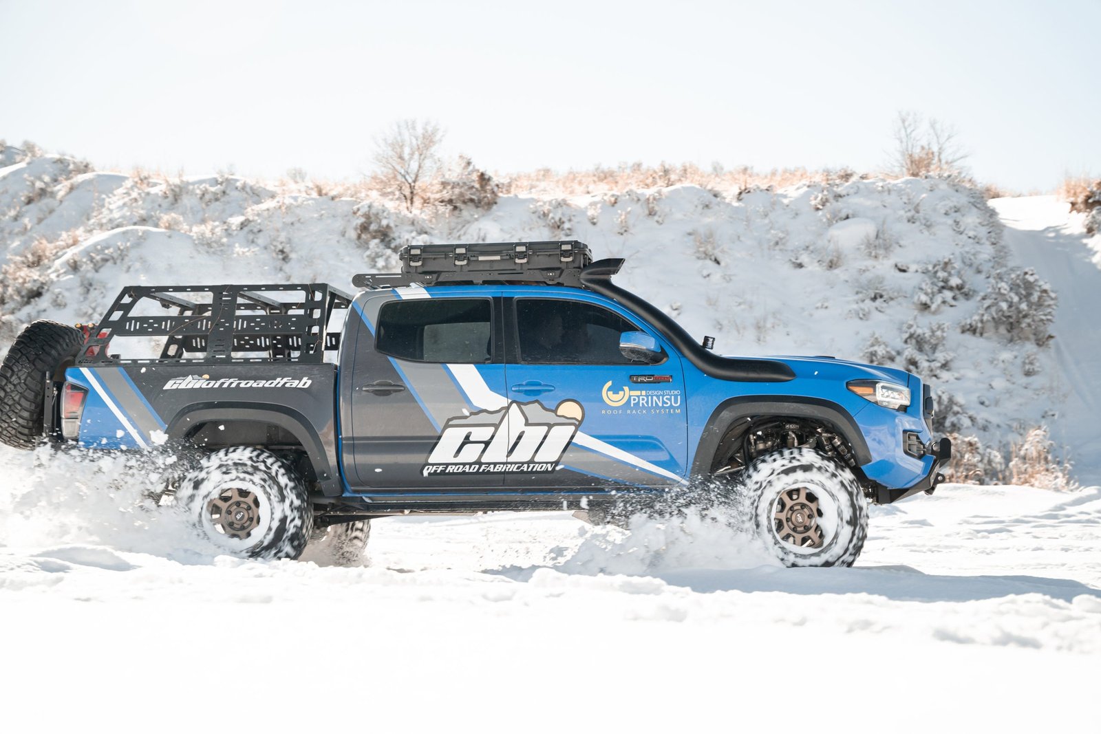 CBI Offroad Cab Height Bed Rack for 2005-2023 Toyota Tacoma