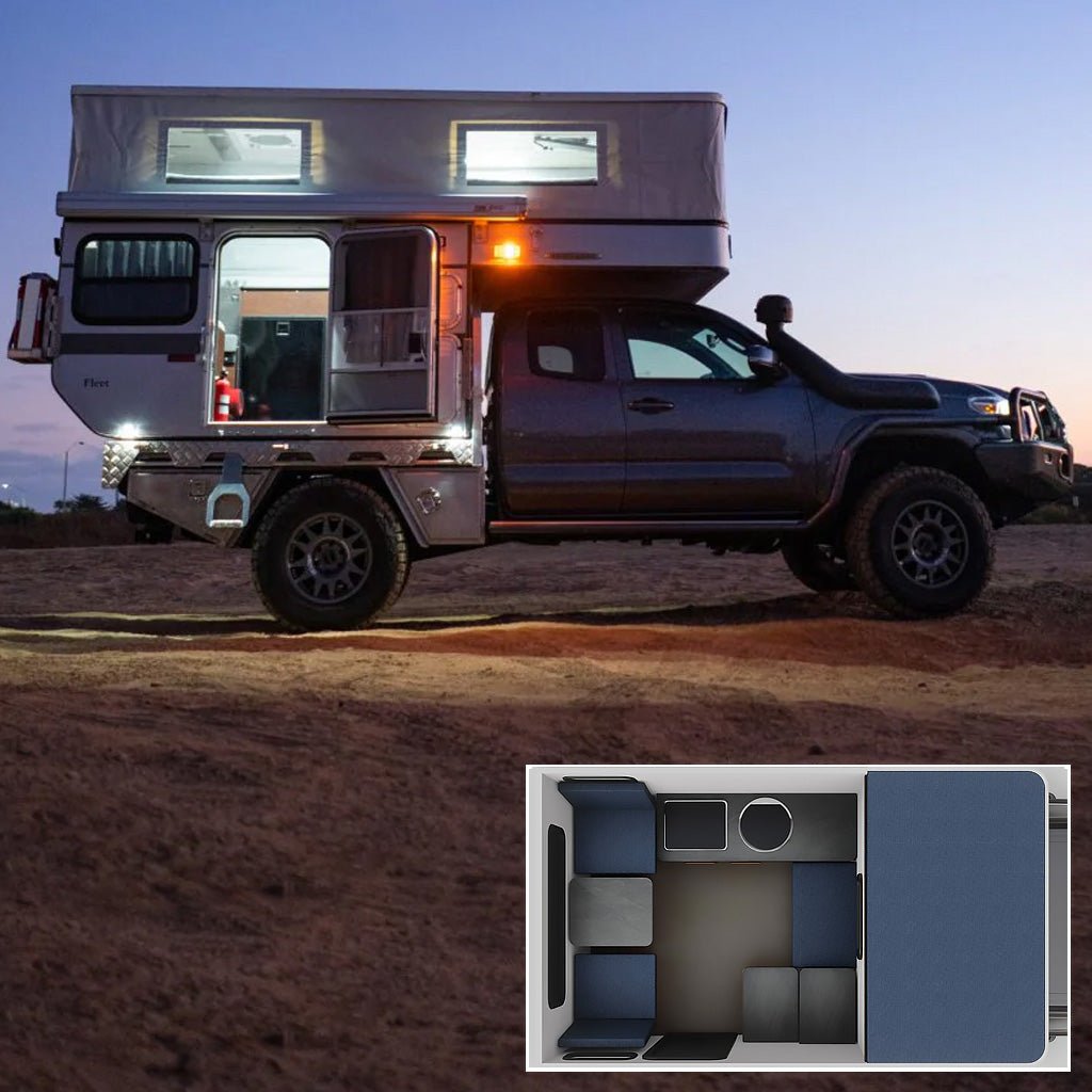 Coming in June: 2026 FLEET Flatbed Four Wheel Camper for Mid-Size Trucks