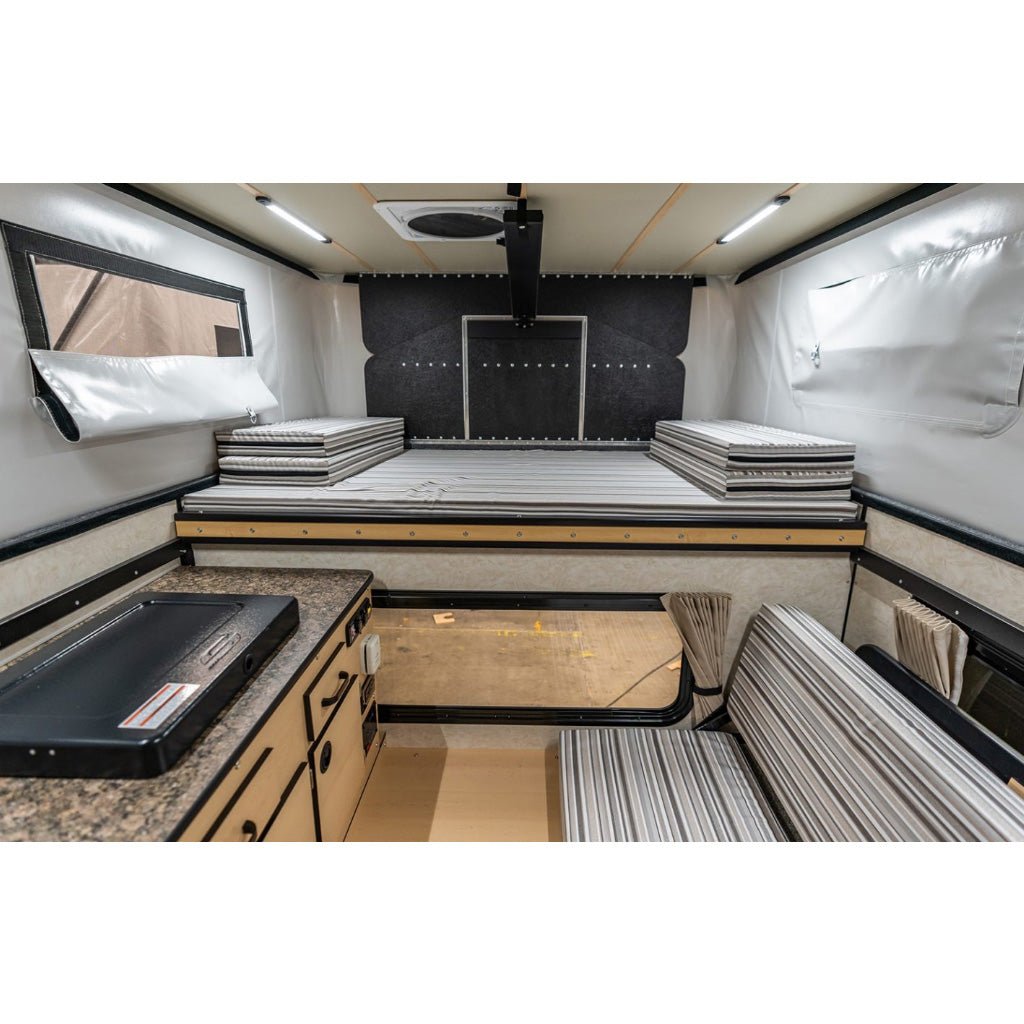 Coming in June: 2026 FLEET Four Wheel Camper with Rollover Couch Floor Plan