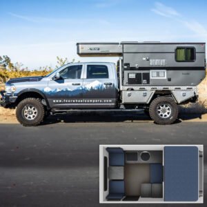 Coming in June: 2026 GRANDBY Flatbed Four Wheel Camper for Full-Size Trucks with Long Bed Length