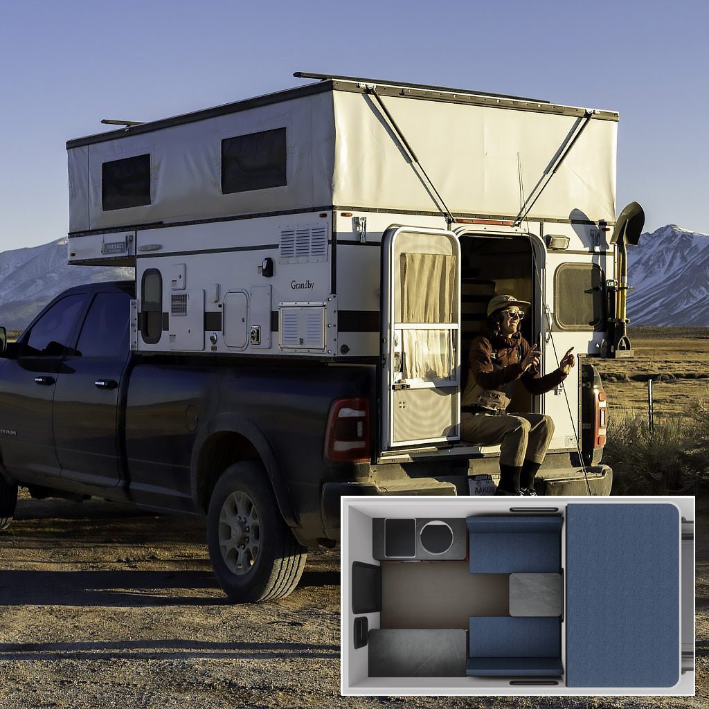 Coming in June: 2026 GRANDBY Four Wheel Camper with Front Dinette Floor Plan