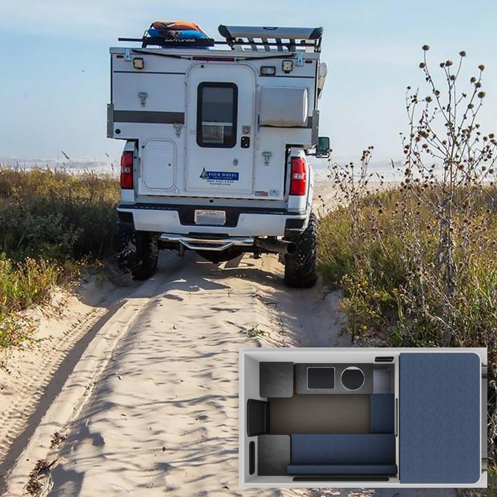 Coming in June: 2026 GRANDBY Four Wheel Camper with Rollover Couch Floor Plan