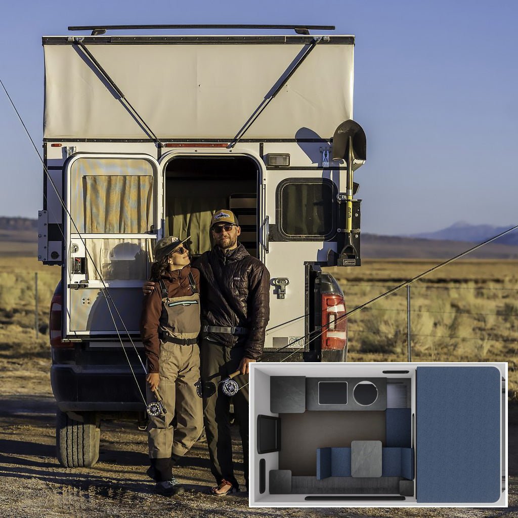 Coming in June: 2026 GRANDBY Four Wheel Camper with Side Dinette Floor Plan