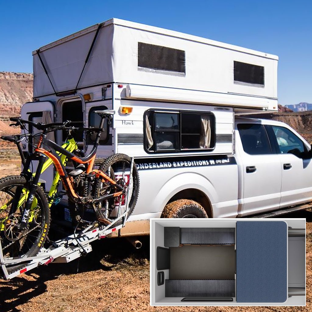 Coming in June: 2026 HAWK Four Wheel Camper with Base Model Open Floor Plan
