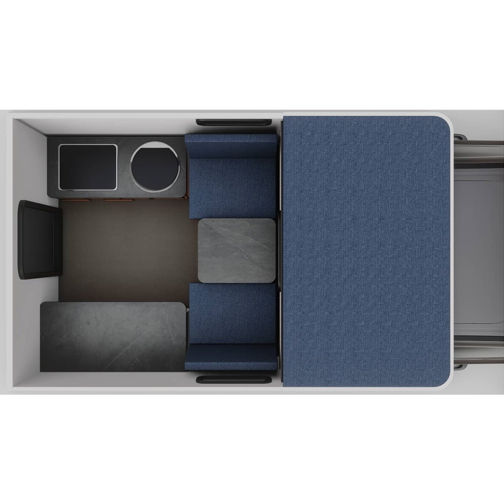 Coming in June: 2026 HAWK Four Wheel Camper with Front Dinette Floor Plan