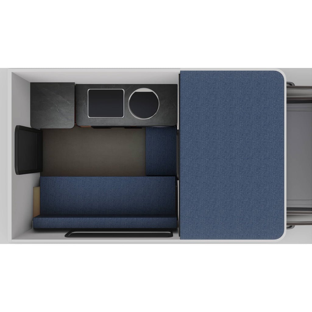 Coming in June: 2026 HAWK Four Wheel Camper with Rollover Couch Floor Plan