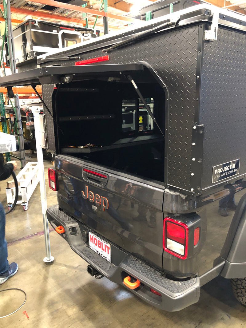 Coming in June: 2026 PROJECT M Four Wheel Camper Truck Bed Topper for Jeep Gladiator