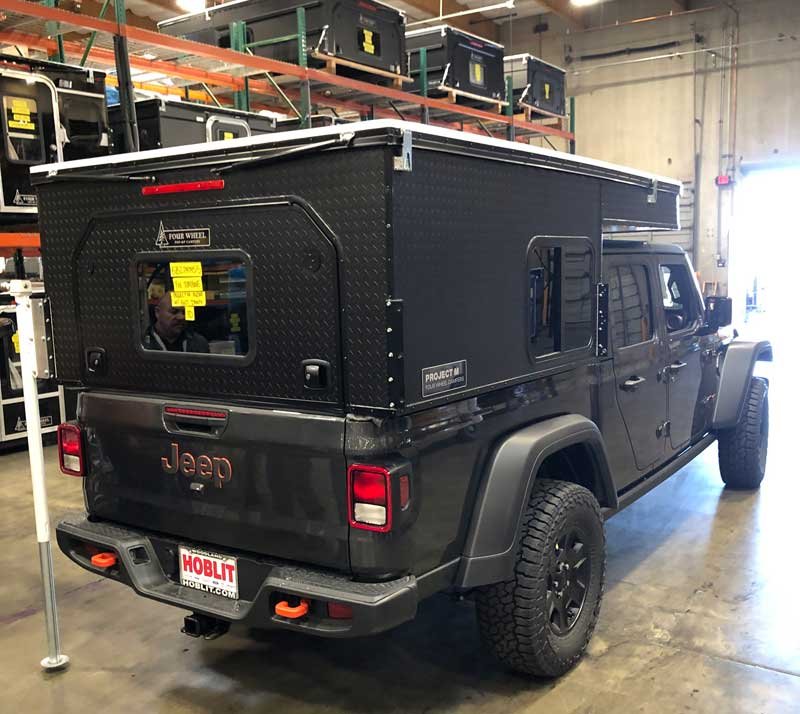Coming in June: 2026 PROJECT M Four Wheel Camper Truck Bed Topper for Jeep Gladiator