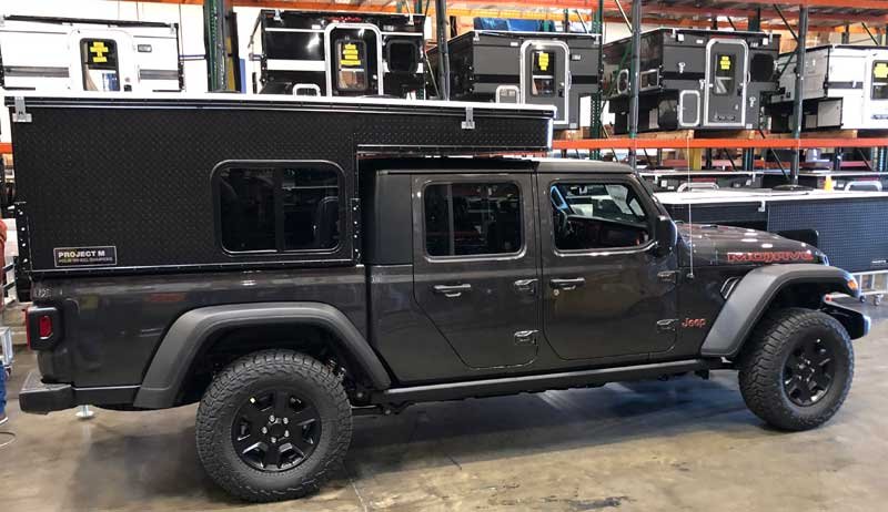 Coming in June: 2026 PROJECT M Four Wheel Camper Truck Bed Topper for Jeep Gladiator
