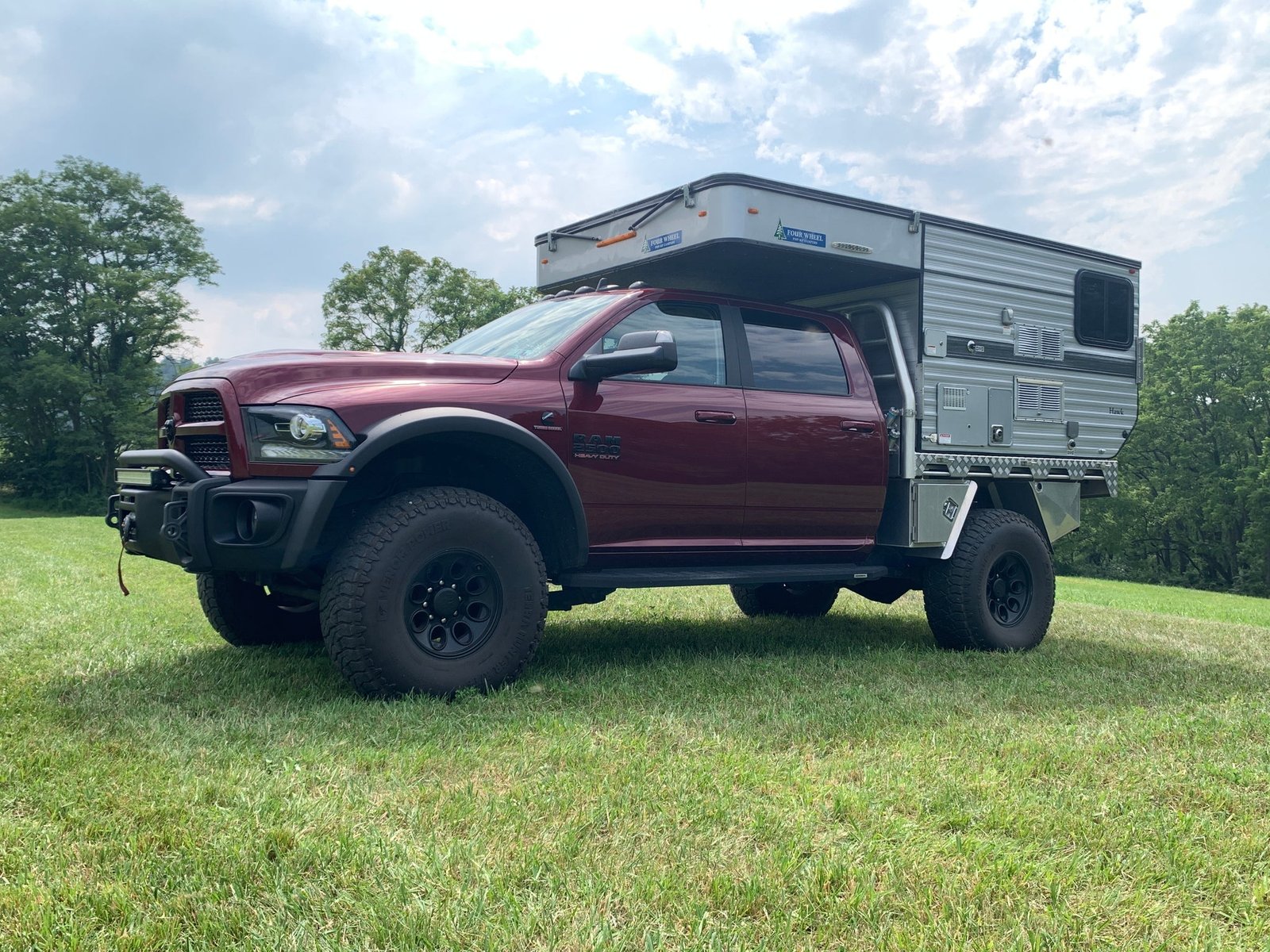 Customer Classified: 2017 RAM 2500 + 2018 HAWK Series Flatbed Four Wheel Camper Combo