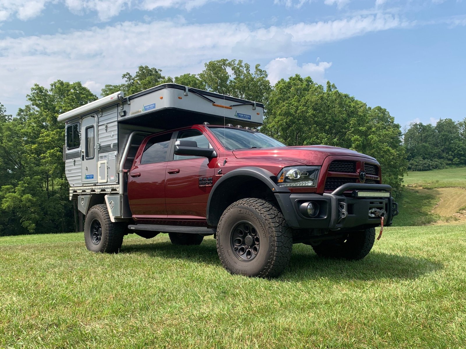 Customer Classified: 2017 RAM 2500 + 2018 HAWK Series Flatbed Four Wheel Camper Combo