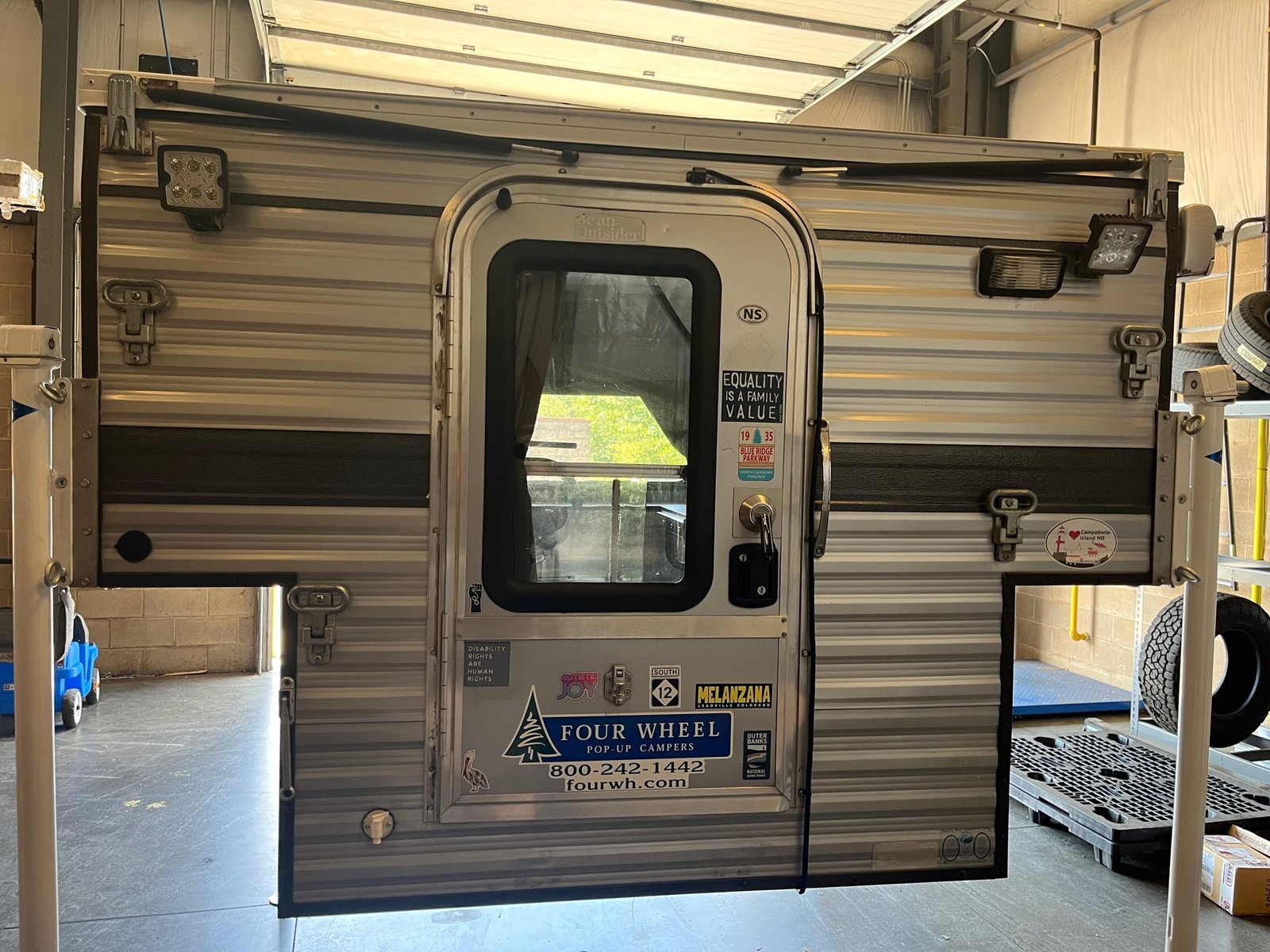 Customer Classified: Used 2017 Fleet Four Wheel Camper with Front Dinette