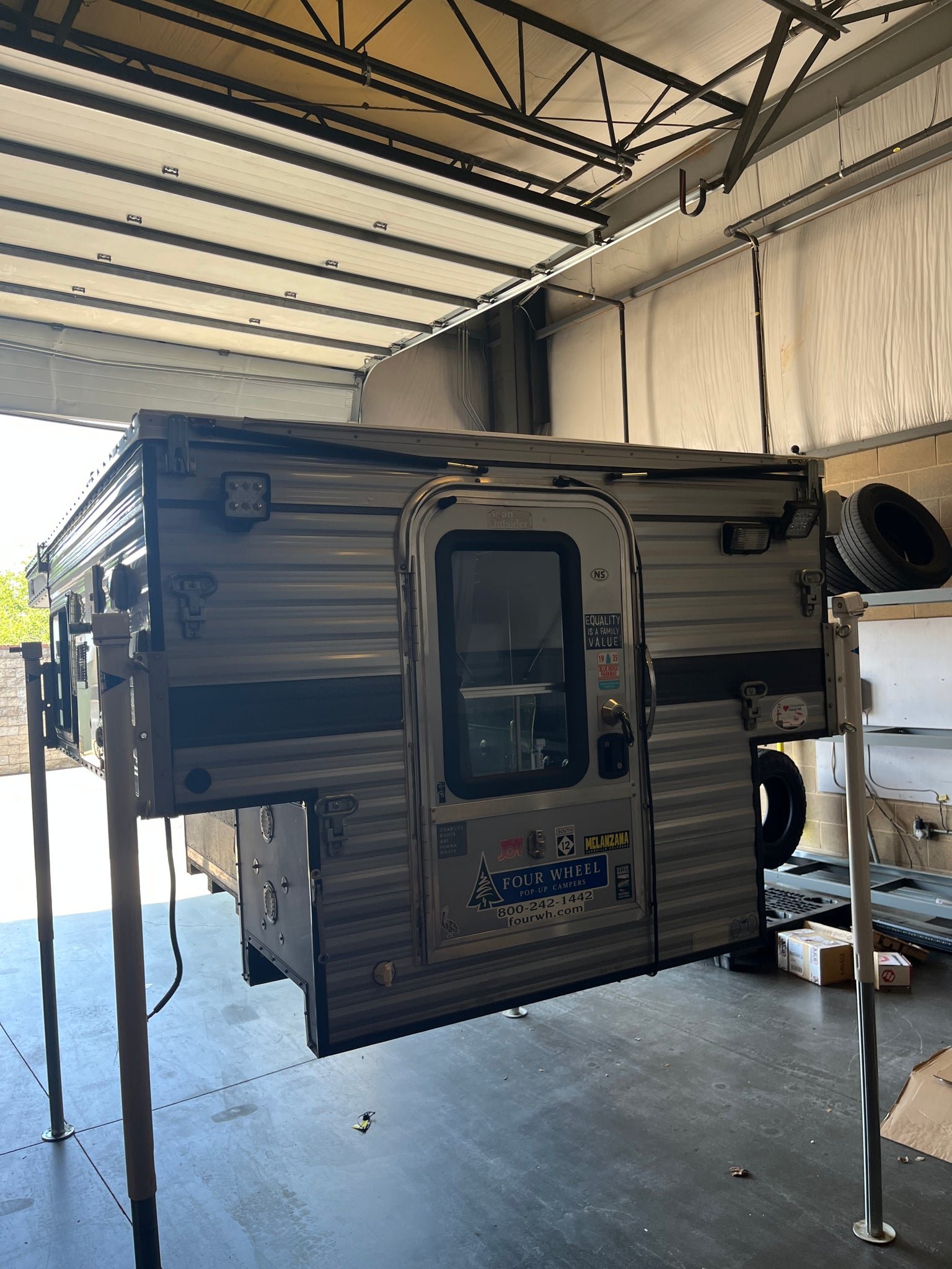 Customer Classified: Used 2017 Fleet Four Wheel Camper with Front Dinette