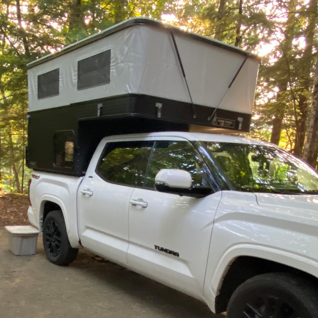 Customer Classified: Used 2023 PROJECT M Four Wheel Camper Truck Bed Topper for Full-Size Truck with 5.5' Bed