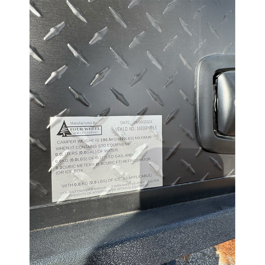 Customer Classified: Used 2024 PROJECT M Four Wheel Camper Truck Bed Topper for Full-Size Trucks