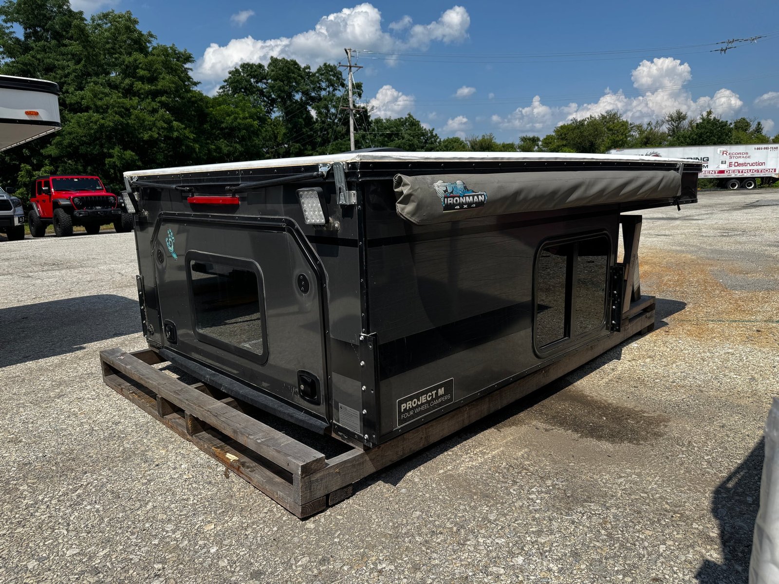 Customer Classifieds: Used 2023 5' PROJECT M Four Wheel Camper Truck Bed Topper for Mid-Size Trucks