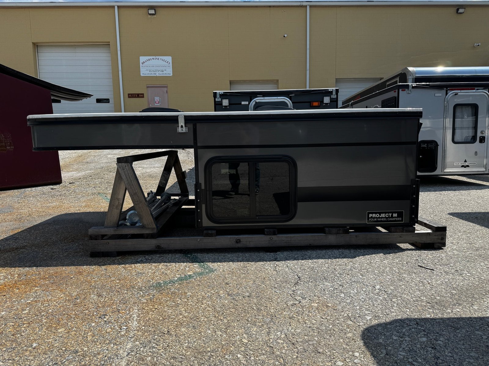 Customer Classifieds: Used 2023 5' PROJECT M Four Wheel Camper Truck Bed Topper for Mid-Size Trucks