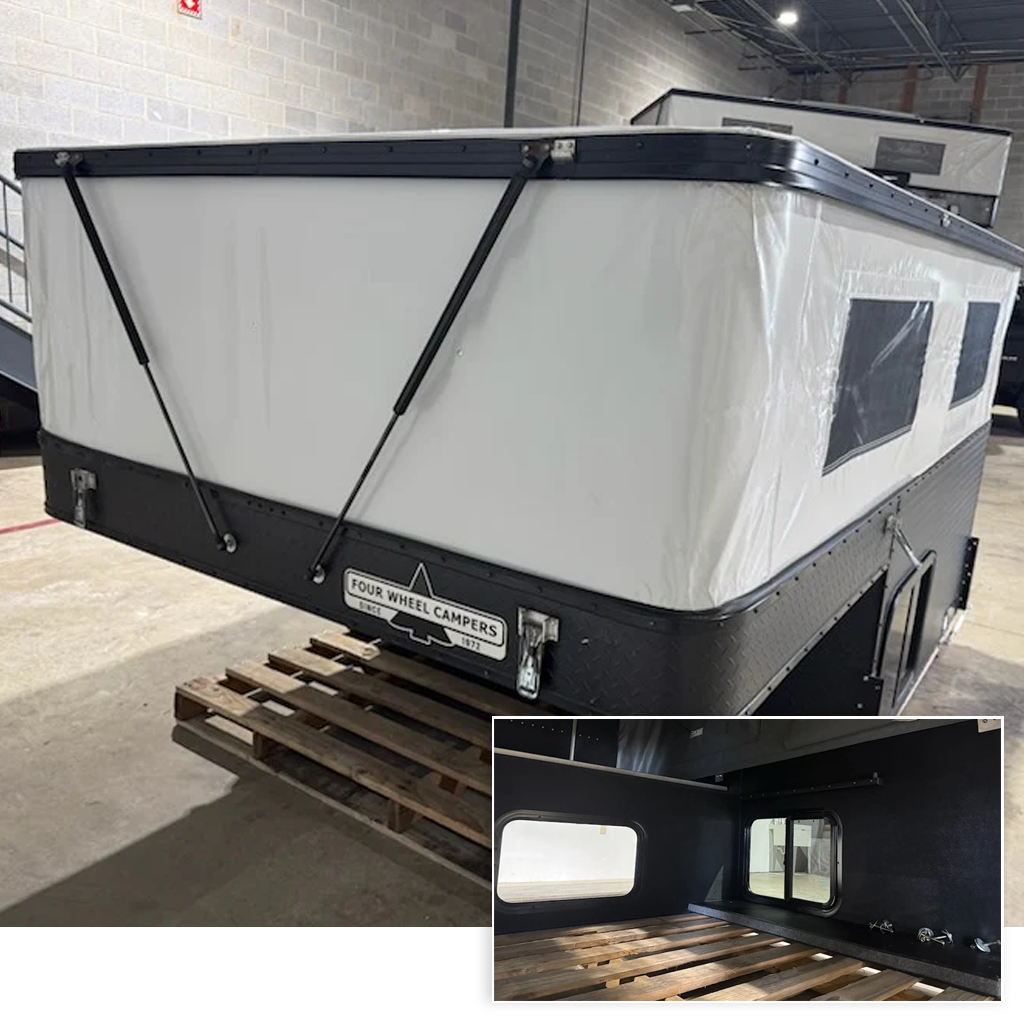 Customer Classifieds: Used 2023 PROJECT M Truck Bed Topper Four Wheel Camper for Full-Size Trucks