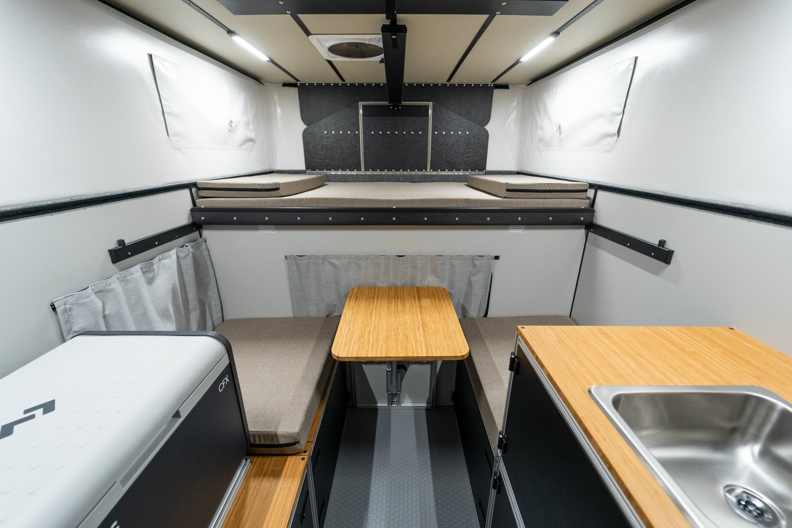 In-Stock Showroom FWC Inventory: 2025 CampOut Four Wheel Camper - Full Size 6'-6'8" Bed - New England