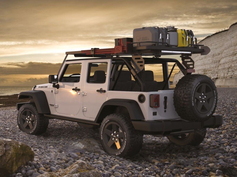 Jeep Wrangler JK 4 Door (2007-2018) Extreme Roof Rack Kit - Front Runner