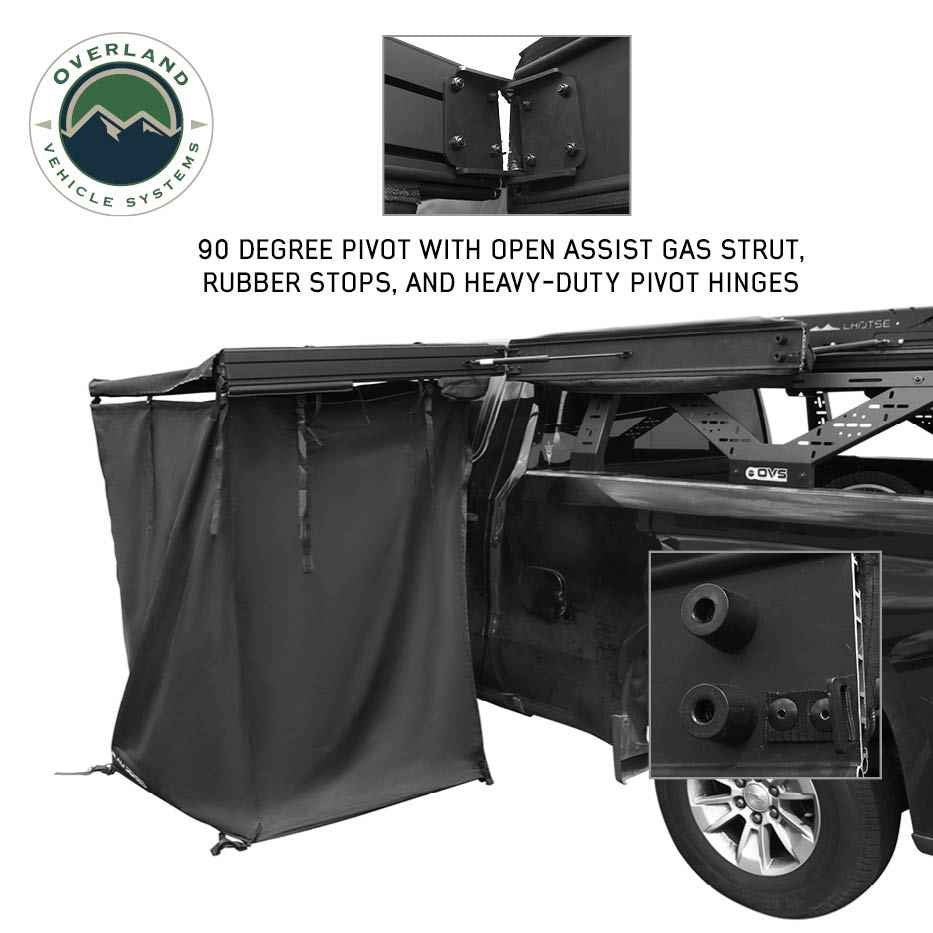 OVS XD Nomadic 90 Degree Pivot Shower Awning System