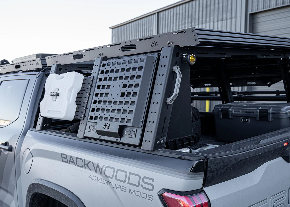 Backwoods Adventure Mods Aluminum Bed Rack Storage Box for 2007+ Toyota Tundra