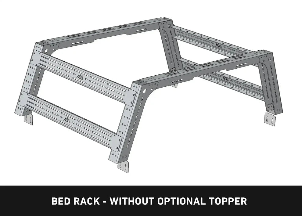 Backwoods Adventure Mods Bed Rack DRIFTR Topper for 2020+ Jeep Gladiator JT