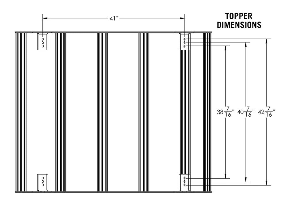 Backwoods Adventure Mods Bed Rack DRIFTR Topper for 2020+ Jeep Gladiator JT