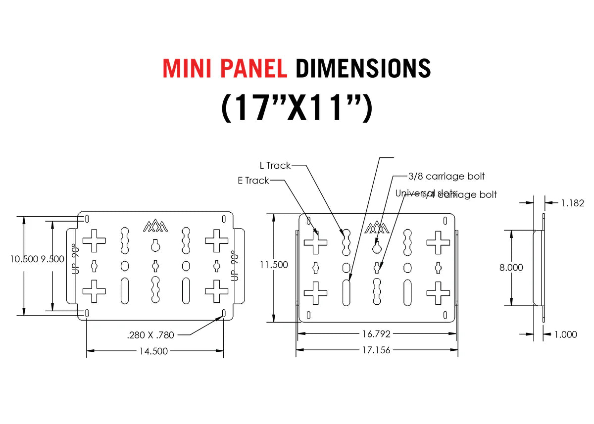 Backwoods Adventure Mods Deck Accessory Panels for DRIFTR Roof Racks