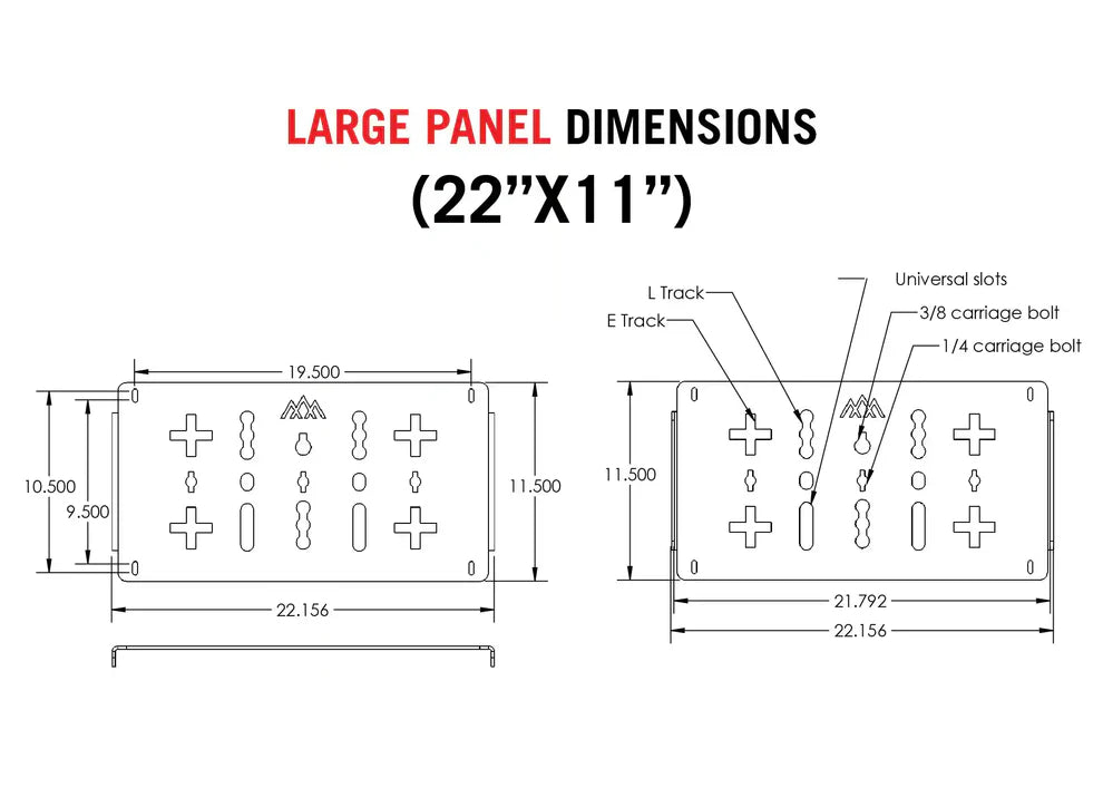 Backwoods Adventure Mods Deck Accessory Panels for DRIFTR Roof Racks