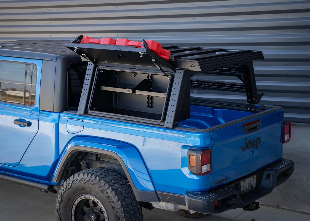 Backwoods Adventure Mods Overland Bed Rack Storage Box for 2020+ Jeep Gladiator JT