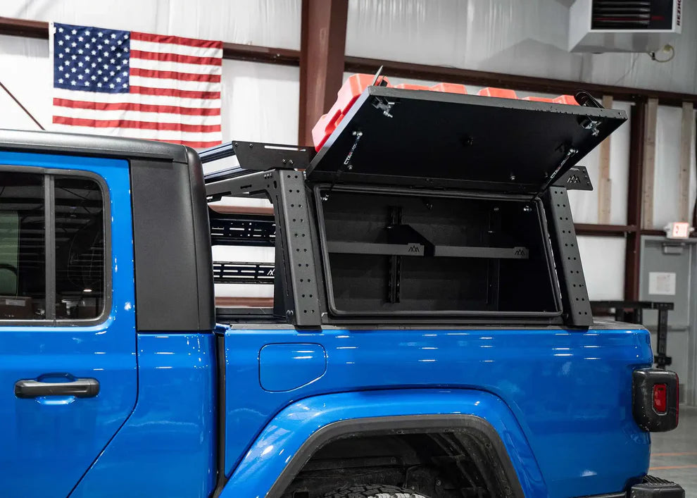 Backwoods Adventure Mods Overland Bed Rack Storage Box for 2020+ Jeep Gladiator JT