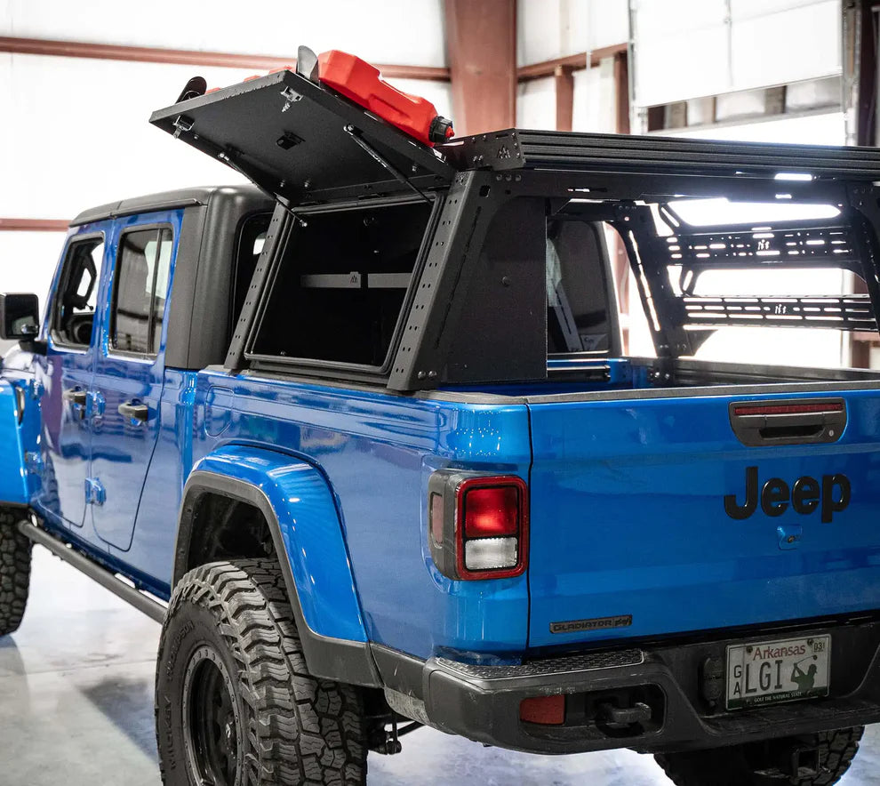 Backwoods Adventure Mods Overland Bed Rack Storage Box for 2020+ Jeep Gladiator JT