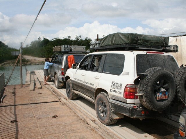 Eezi Awn K9 2.2 Meter Roof Rack System for Toyota Land Cruiser 100 Series