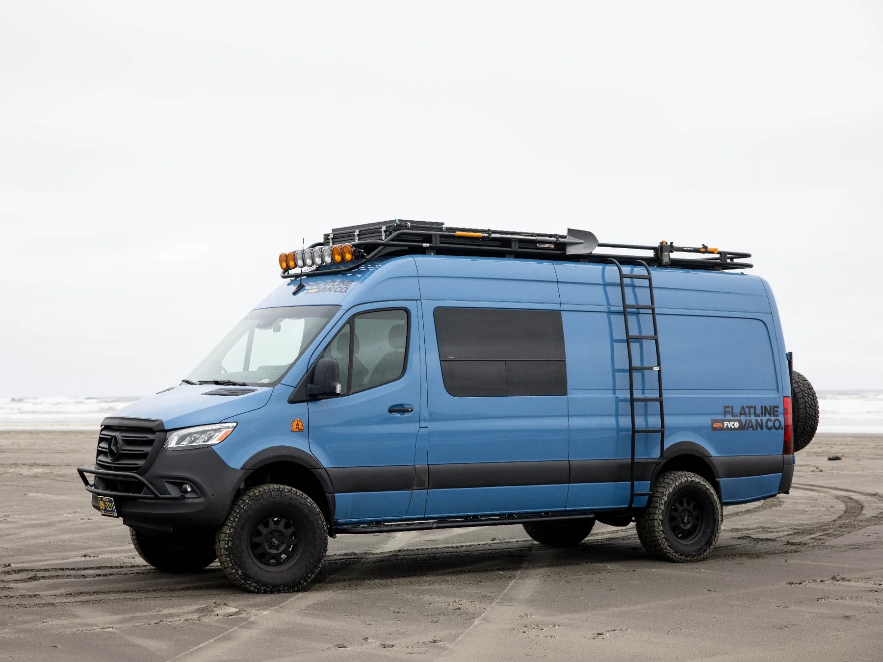 Flatline Van Co. Safari Roof Rack for Mercedes-Benz Sprinter van