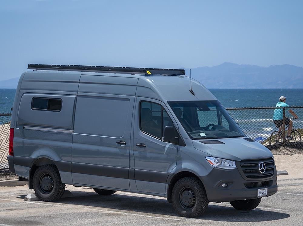 Flatline Van Co. Sprinter Van Low Pro Roof Rack | 144" High Roof