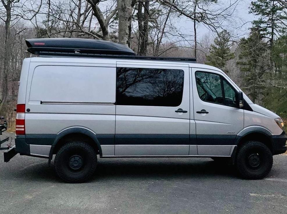 Flatline Van Co. Sprinter Van Low Pro Roof Rack | 144" Low Roof