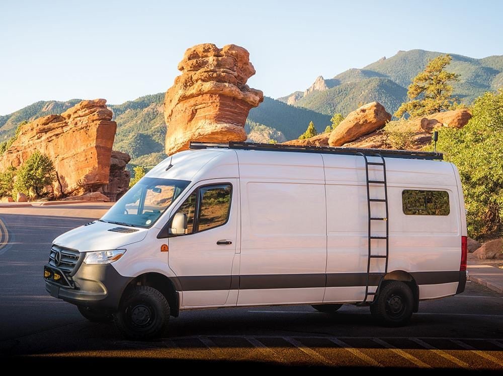 Flatline Van Co. Sprinter Van Low Pro Roof Rack | 170" Wheelbase