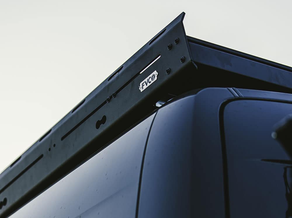 Flatline Van Co Standard Roof Rack for 2007+ Mercedes Sprinter Van 170" Wheelbase