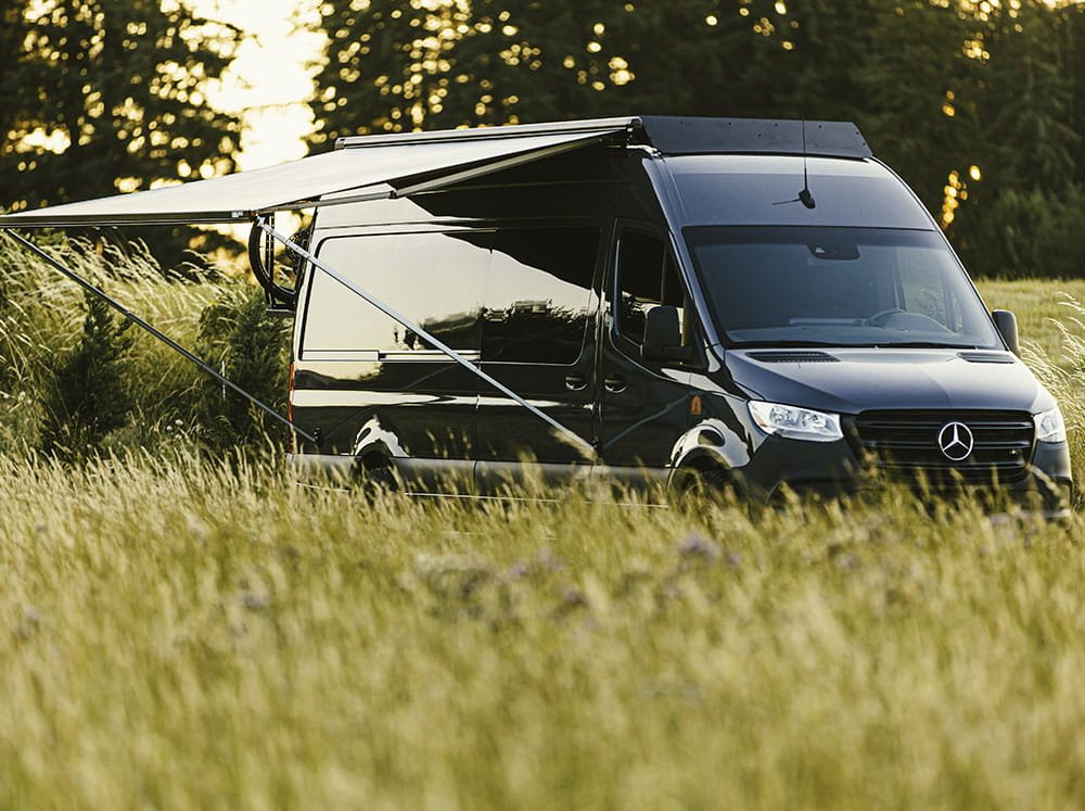 Flatline Van Co Standard Roof Rack for 2007+ Mercedes Sprinter Van 170" Wheelbase