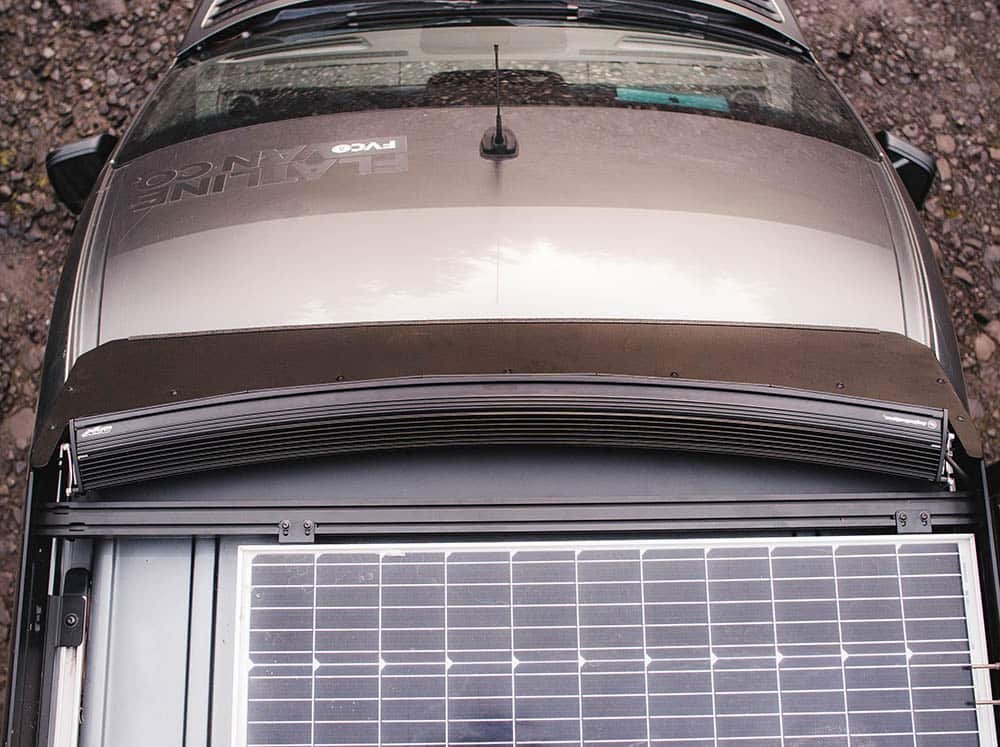 Flatline Van Co Standard Roof Rack for 2007+ Mercedes Sprinter Van 170" Wheelbase